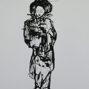 Zeefdruk geisha 2